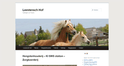 Desktop Screenshot of haflingerhorses.net
