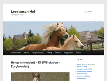 Tablet Screenshot of haflingerhorses.net